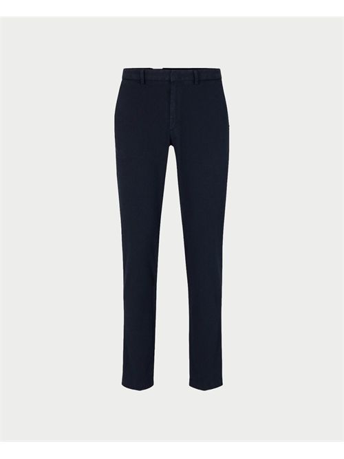 Pantalon en laine bleu Boss avec fermeture à crochets et illets BOSS | 50528379404