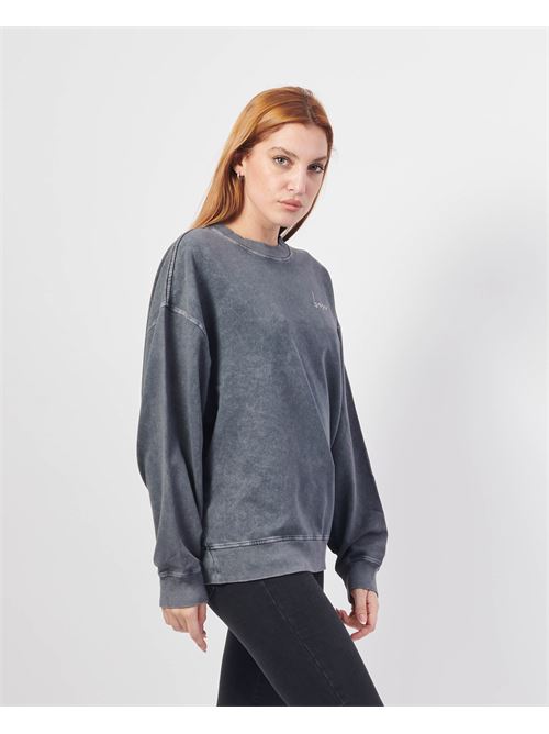 Sweat-shirt à col rond femme Boss en coton stretch BOSS | 50528539001