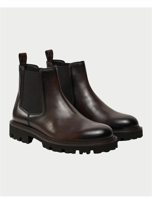 Bottines Boss pour hommes en cuir avec ?lastique BOSS | 50529227210