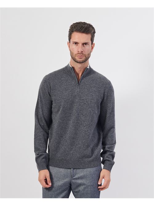 Maglione uomo Boss con chiusura lampo corta BOSS | 50530314030