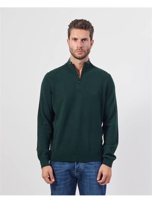 Maglione uomo Boss con chiusura lampo corta