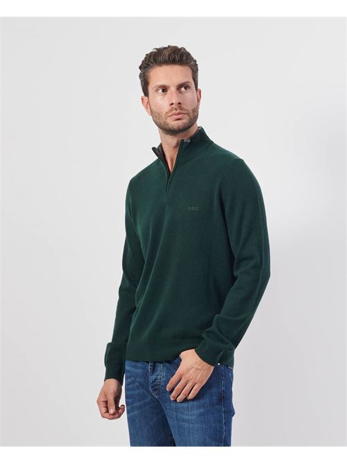 Maglione uomo Boss con chiusura lampo corta BOSS | 50530314385