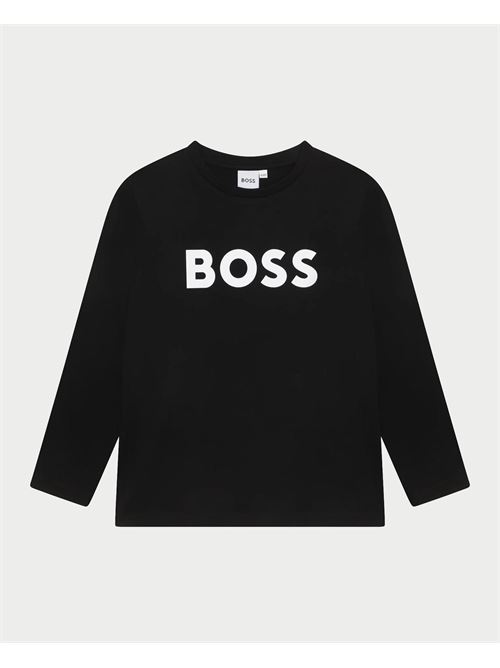 T-shirt enfant manches longues Boss BOSS | J25P2509B