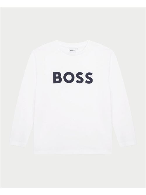 T-shirt enfant manches longues Boss BOSS | J25P2510P