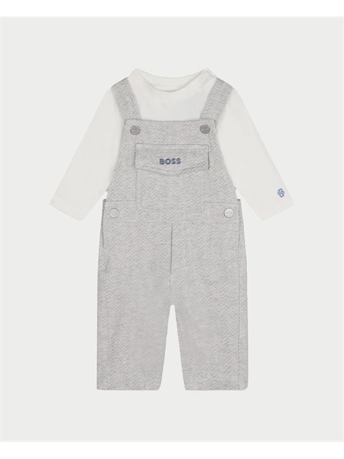 Ensemble salopette et t-shirt Boss pour enfant BOSS | J51066A10