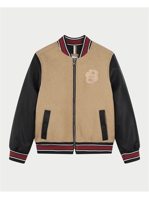 Boss Kids Bomber Jacket with Logo BOSS | J51243269