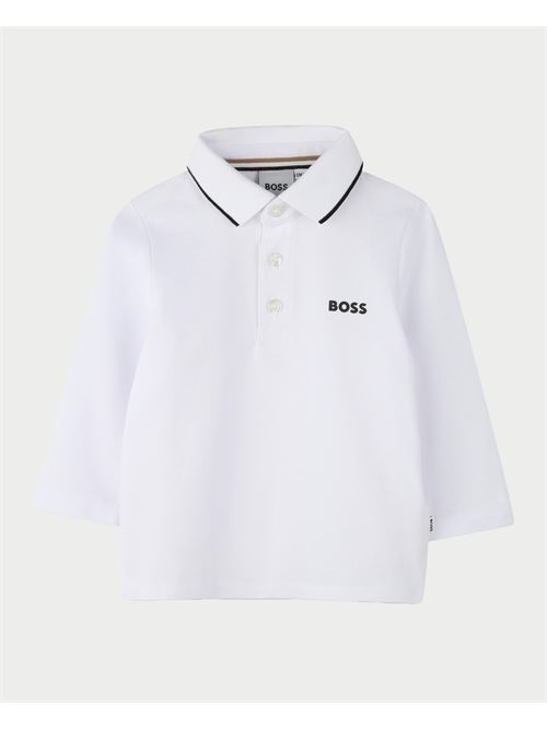 Polo enfant manches longues Boss BOSS | J5128010P