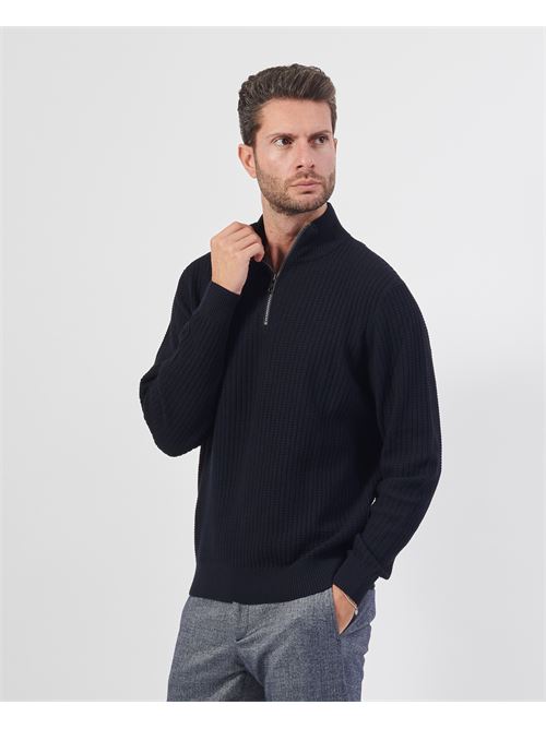 Pull nid d'abeille demi-zipp? homme Bugatti BUGATTI | 7500-65546B390