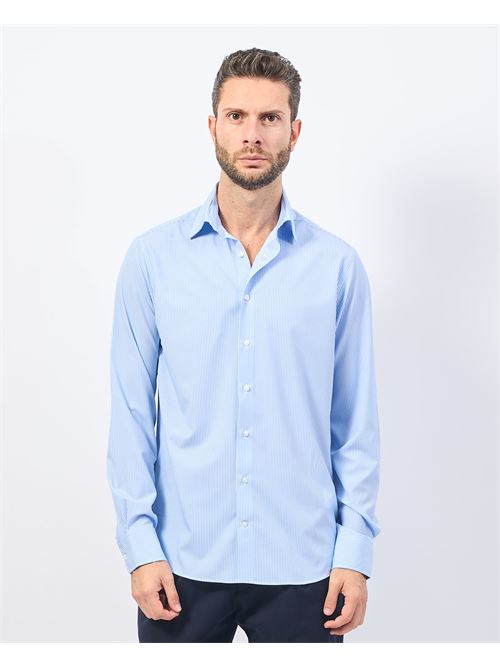 Bugatti Men's Shirt with Narrow Stripes BUGATTI | 9150-68601B320