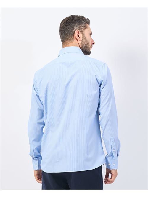 Bugatti Men's Shirt with Narrow Stripes BUGATTI | 9150-68601B320