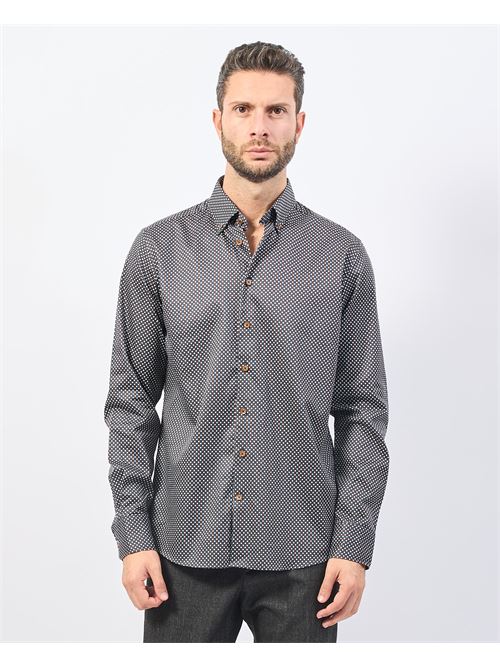 Chemise homme Bugatti ? micro motif multicolore BUGATTI | 9350-68509B470