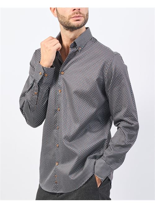 Chemise homme Bugatti ? micro motif multicolore BUGATTI | 9350-68509B470