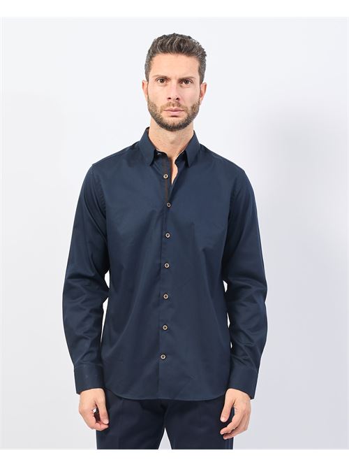 Chemise homme Bugatti bleu uni BUGATTI | 9750-68503B390