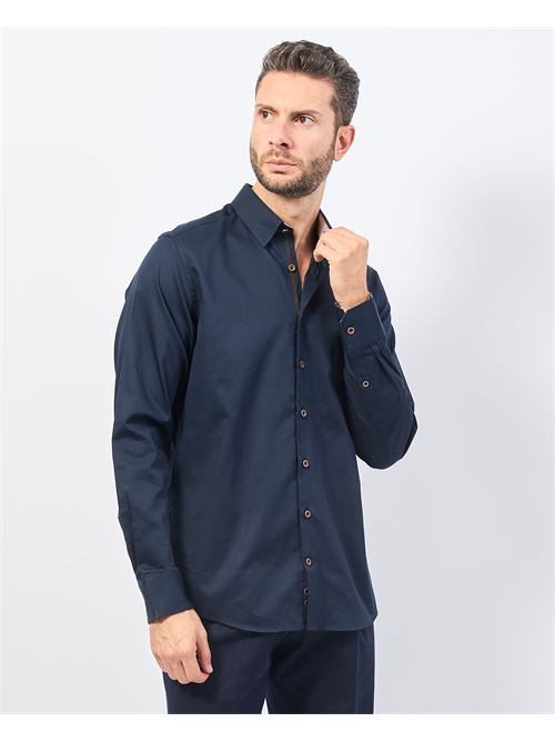 Chemise homme Bugatti bleu uni BUGATTI | 9750-68503B390