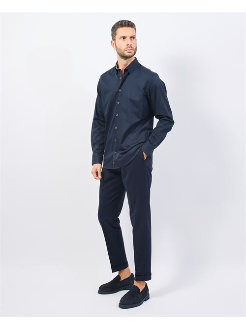 Chemise homme Bugatti bleu uni BUGATTI | 9750-68503B390