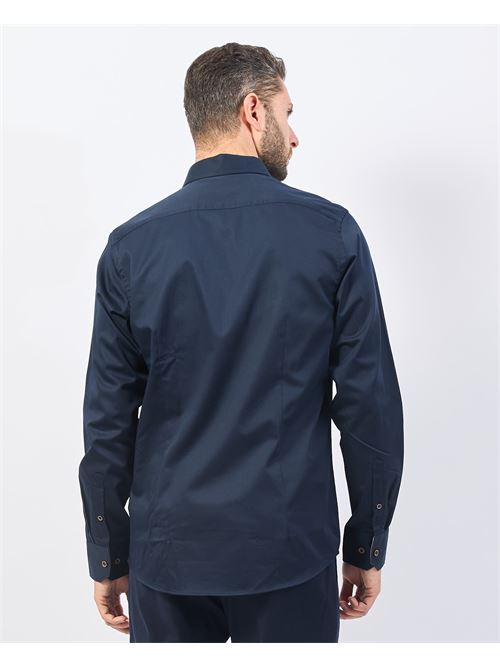 Chemise homme Bugatti bleu uni BUGATTI | 9750-68503B390