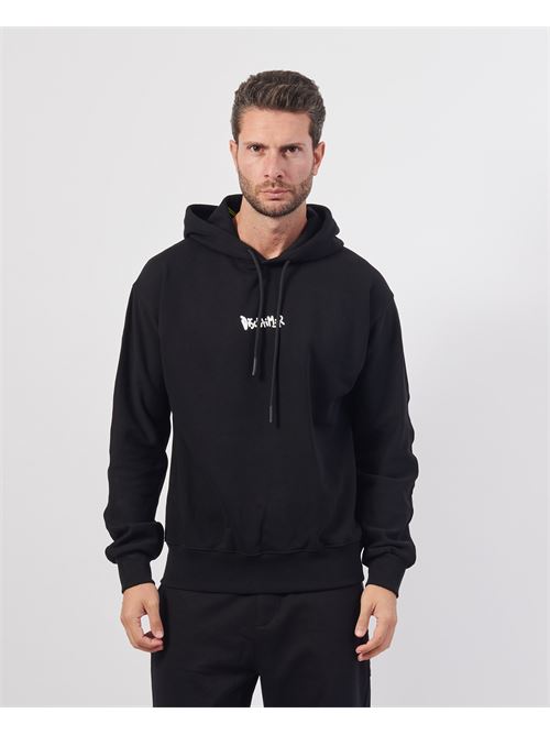 Sweat-shirt pour hommes avec maxi logo au dos DISCLAIMER | 24IDS54500NERO-ST.BIANCA