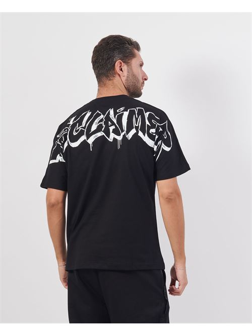 T-shirt en coton Disclaimer noir avec logo DISCLAIMER | 24IDS54501NERO-ST.BIANCA