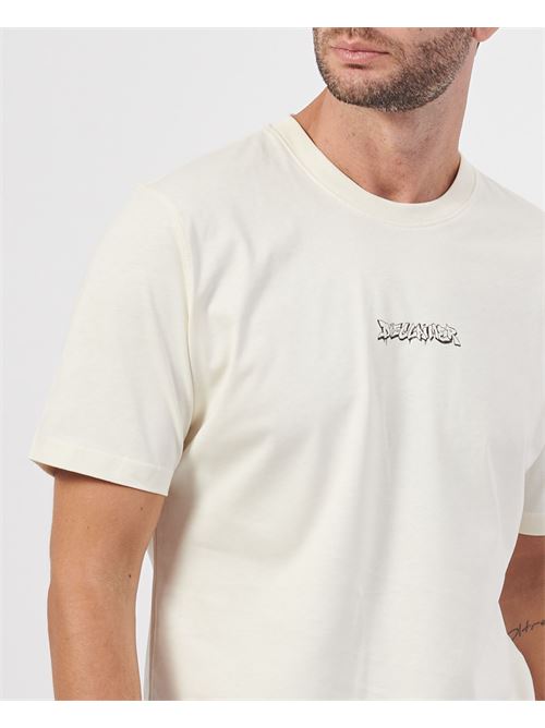 T-shirt en coton avec logo Disclaimer DISCLAIMER | 24IDS54507LATTE-ST.NERA