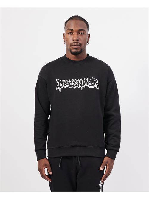 Sweat-shirt ras du cou Disclaimer avec logo pour hommes DISCLAIMER | 24IDS54519NERO