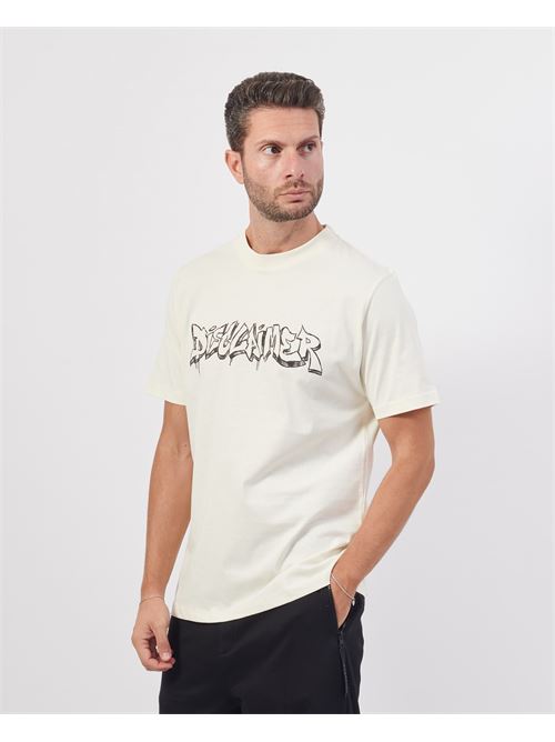 T-shirt en coton avec logo Disclaimer DISCLAIMER | 24IDS54521LATTE-ST.NERA