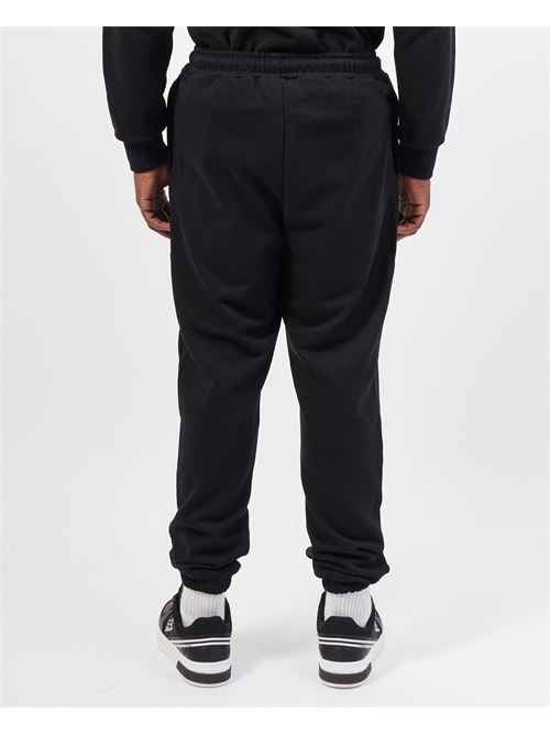 Pantalon de surv?tement homme avec logo vertical DISCLAIMER | 24IDS54522NERO-ST.BIANCA