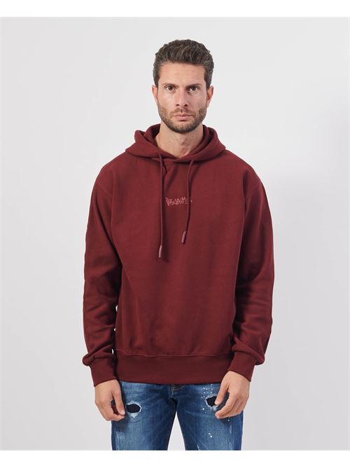 Disclaimer sweat-shirt pour hommes avec logo au dos DISCLAIMER | 24IDS54524BORDEAUX