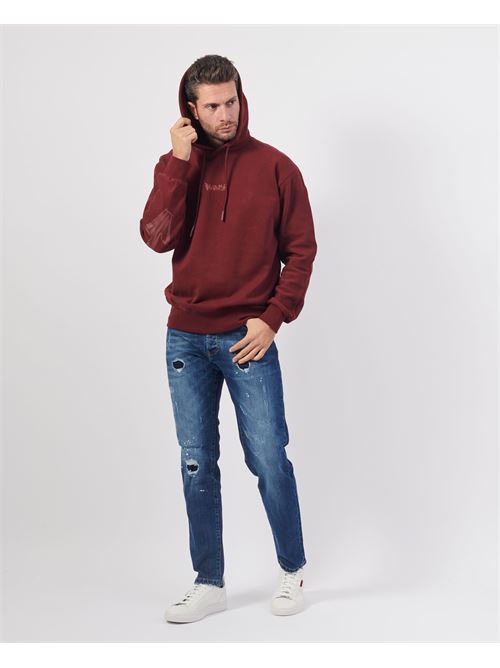 Disclaimer sweat-shirt pour hommes avec logo au dos DISCLAIMER | 24IDS54524BORDEAUX