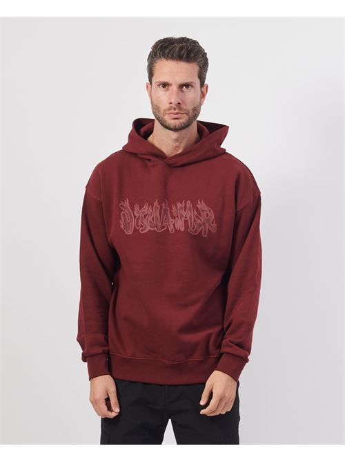 Disclaimer sweat-shirt pour hommes avec logo enflamm? DISCLAIMER | 24IDS54528BORDEAUX