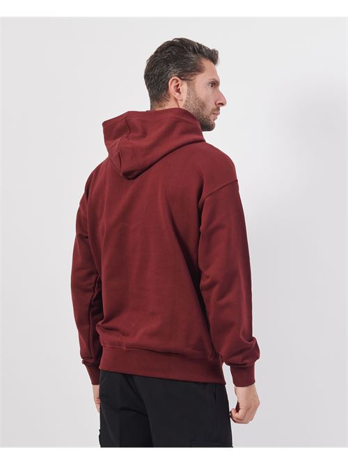 Disclaimer sweat-shirt pour hommes avec logo enflamm? DISCLAIMER | 24IDS54528BORDEAUX