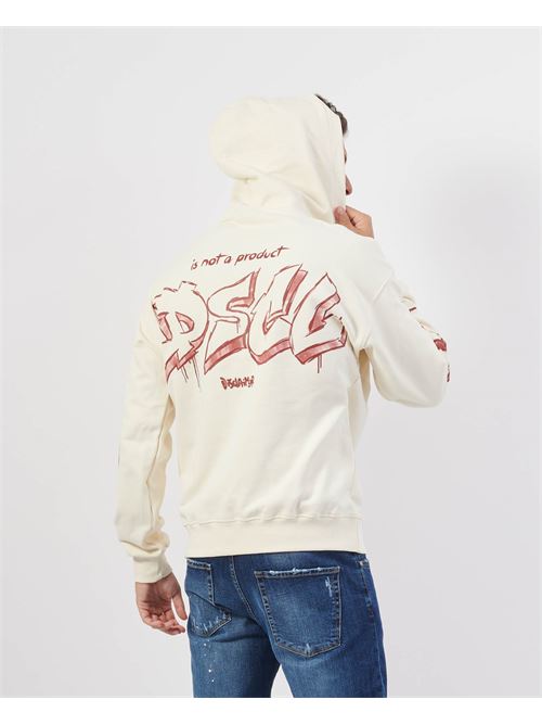 Sweat ? capuche avec logo DISCLAIMER | 24IDS54541LATTE