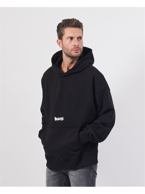 Sweat-shirt Disclaimer coupe d?contract?e avec capuche DISCLAIMER | 24IDS54547NERO