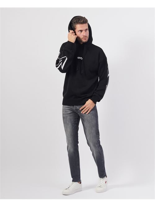 Disclaimer sweat-shirt tricot? ? capuche pour hommes DISCLAIMER | 24IDS54611NERO