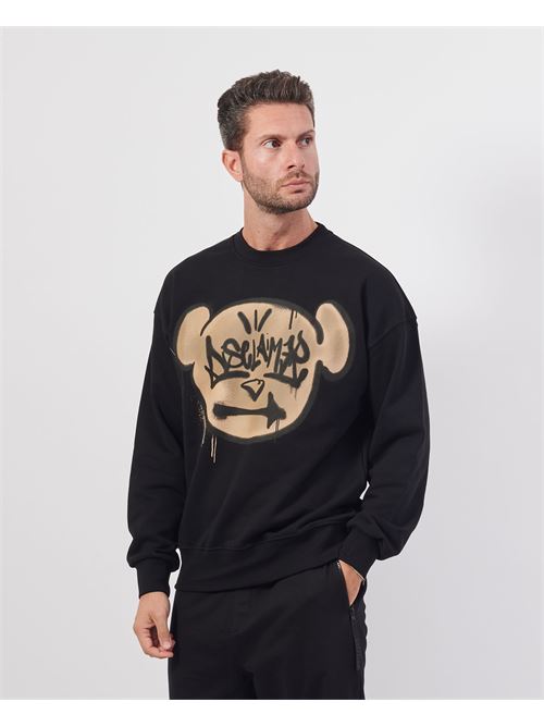 Disclaimer sweat-shirt pour homme avec maxi imprim? DISCLAIMER | 24IDS54619NERO