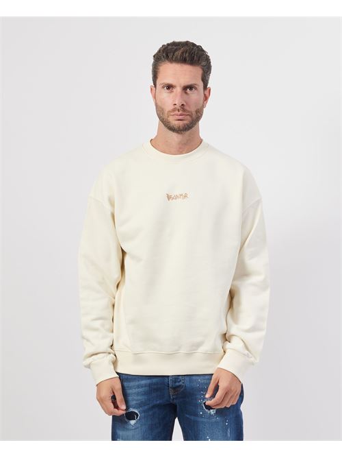 Sweat-shirt pour hommes avec logo devant et derri?re DISCLAIMER | 24IDS54621LATTE