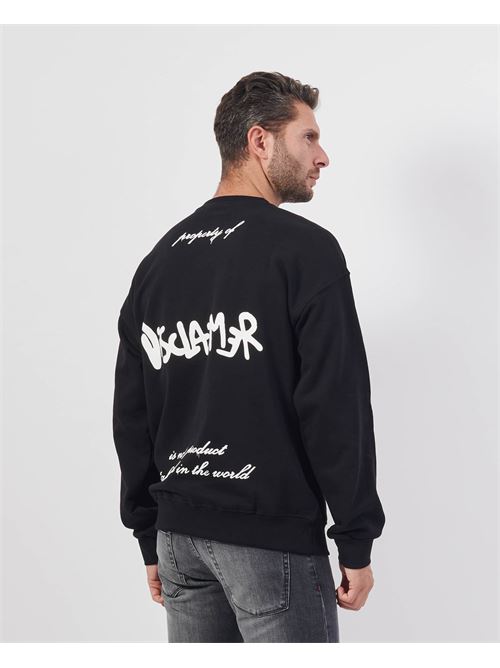 Sweat-shirt pour hommes avec logo devant et derri?re DISCLAIMER | 24IDS54621NERO