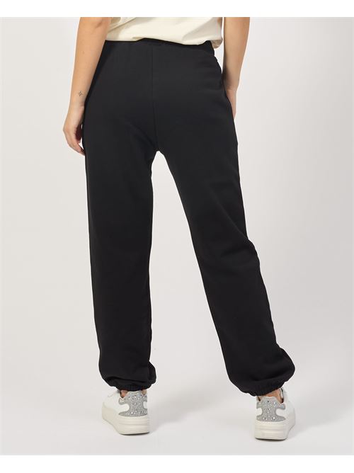 Pantalon polaire avec ?lastique et cordon de serrage DISCLAIMER | 24IDS54673NERO