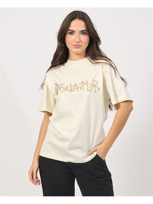 Disclaimer t-shirt femme ? sequins DISCLAIMER | 24IDS54686LATTE