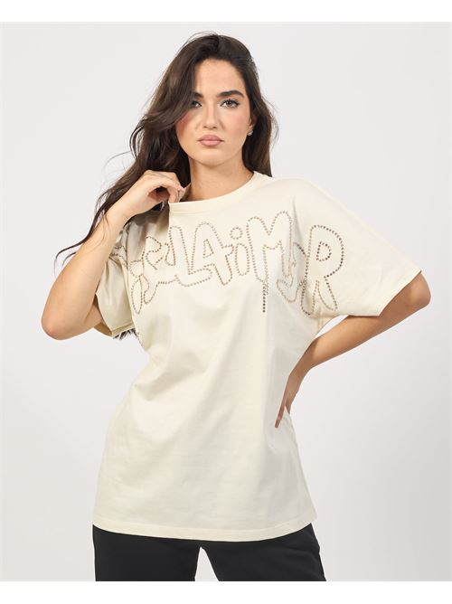 Disclaimer t-shirt basique col rond femme DISCLAIMER | 24IDS54753LATTE