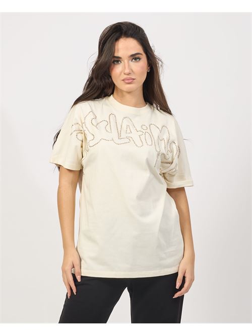 Disclaimer t-shirt basique col rond femme DISCLAIMER | 24IDS54753LATTE