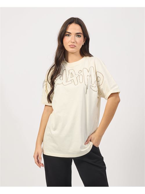 Disclaimer t-shirt basique col rond femme DISCLAIMER | 24IDS54753LATTE