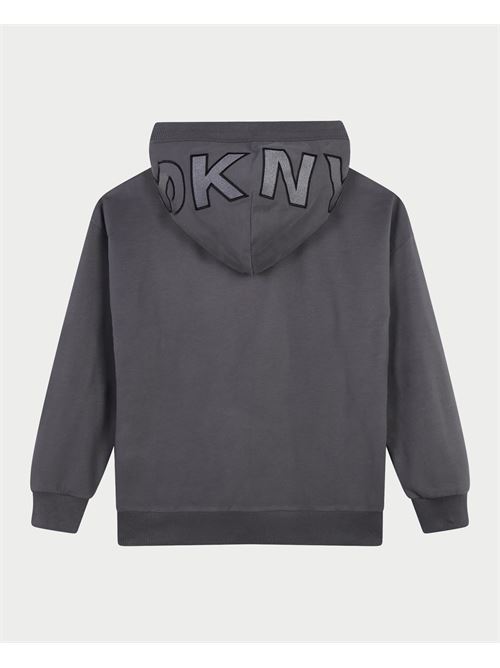 Sweat enfant DKNY avec capuche et logo DKNY | D60207094