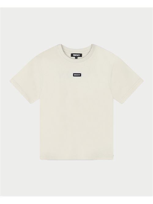 T-shirt enfant DKNY avec logo devant et dos DKNY | D60212022