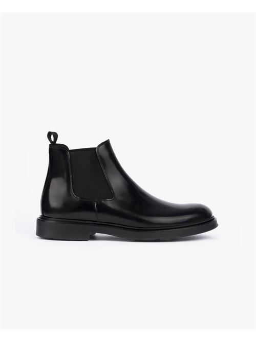 Bottines pour hommes Exton Beatles en noir bross? EXTON | 273NERO