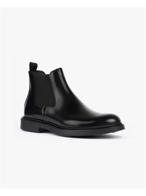 Bottines pour hommes Exton Beatles en noir bross? EXTON | 273NERO