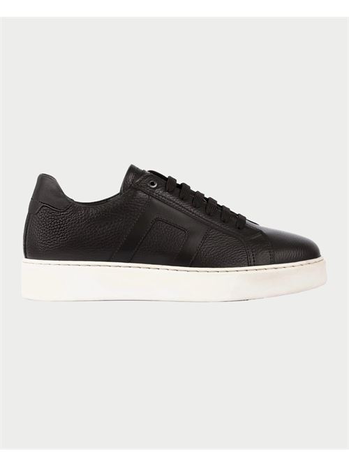 Sneakers Exton in cuoio Bottolato Moro EXTON | 350MORO