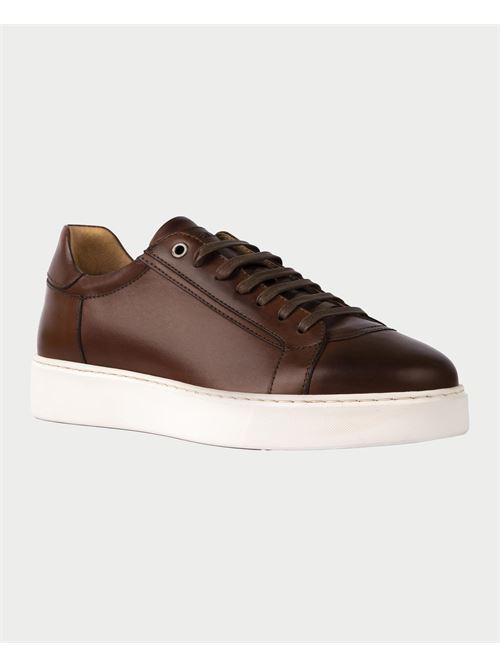 Exton men's sneakers in real leather EXTON | 353MOGANO