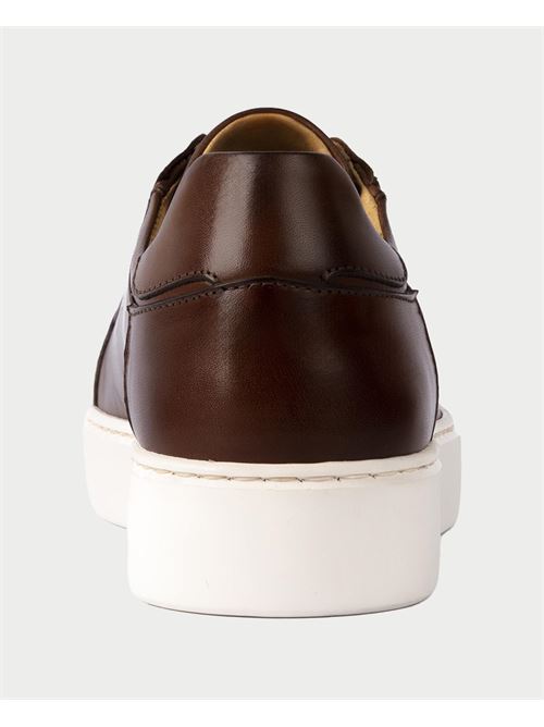 Exton men's sneakers in real leather EXTON | 353MOGANO