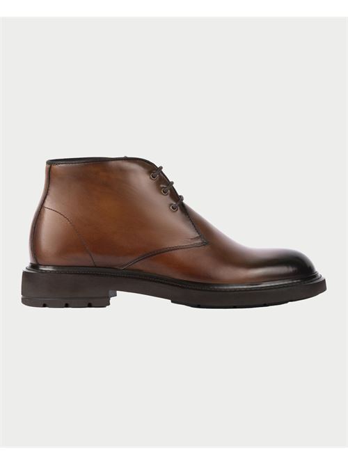 Bottines homme ? lacets en cuir Exton EXTON | 4422CAMEL