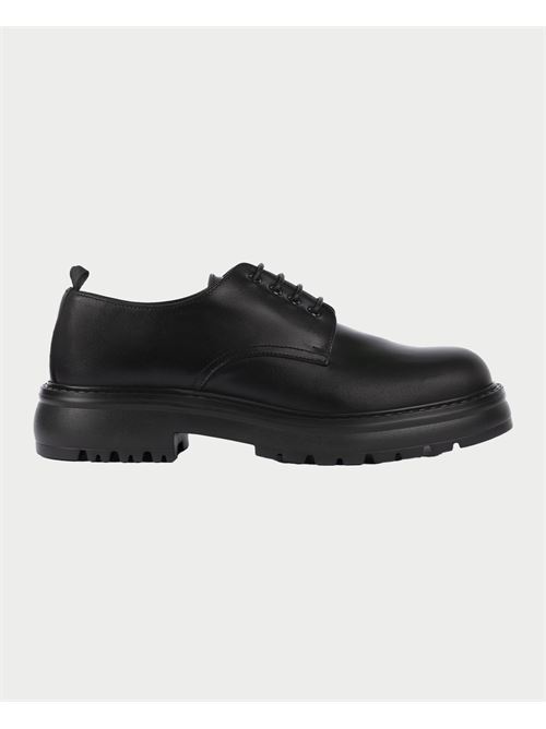 Exton Black Lace Up Men's Dress Shoes EXTON | 586NERO